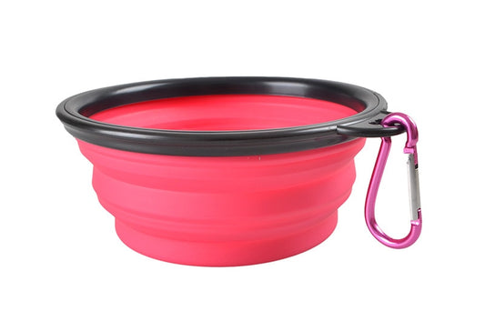 On The Gogo 12 or 34oz Silicone Collapsible Outdoor Travel Portable Water/Food Bowl