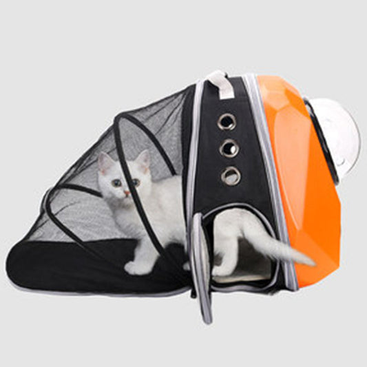 On The Gogo Light Weight Bubble Astronaut Capsule Pet Travel Backpack Cat/Dog Carrier