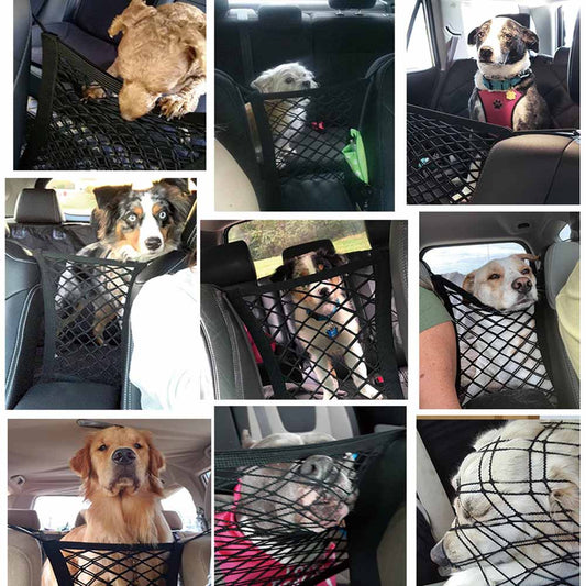 On The Gogo Pet Safe Mesh Travel Car Fence